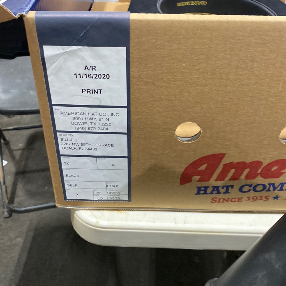 Size 7 American Hat Company Westwrn Show Hat